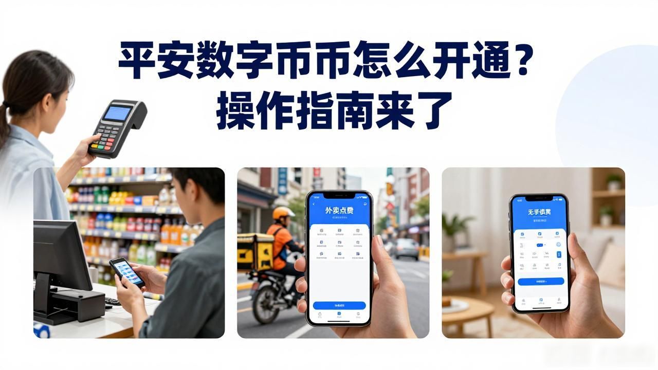 平安数字货币怎么开通？操作指南来了