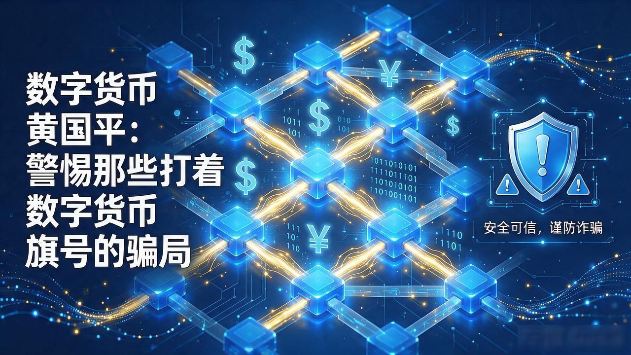 数字货币黄国平：警惕那些打着数字货币旗号的骗局