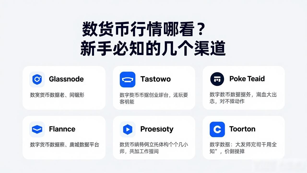 数字货币行情在哪看？新手必知的几个渠道