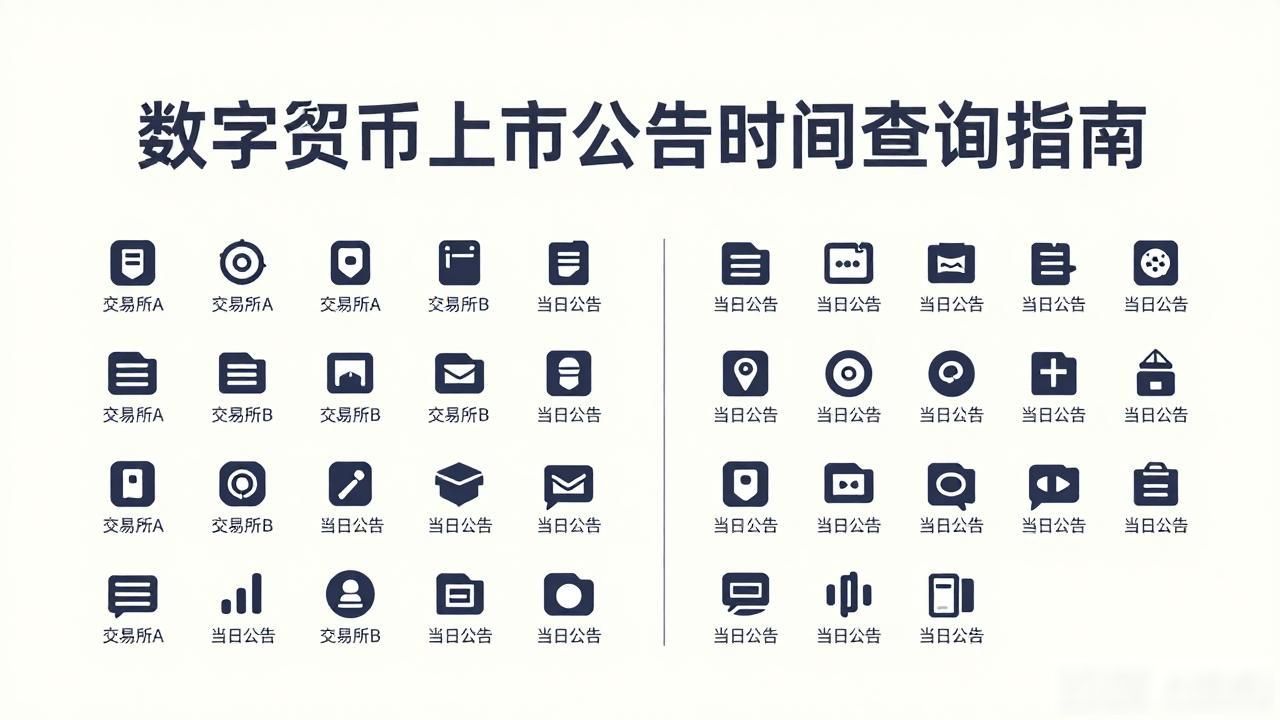 数字货币上市公告时间查询指南
