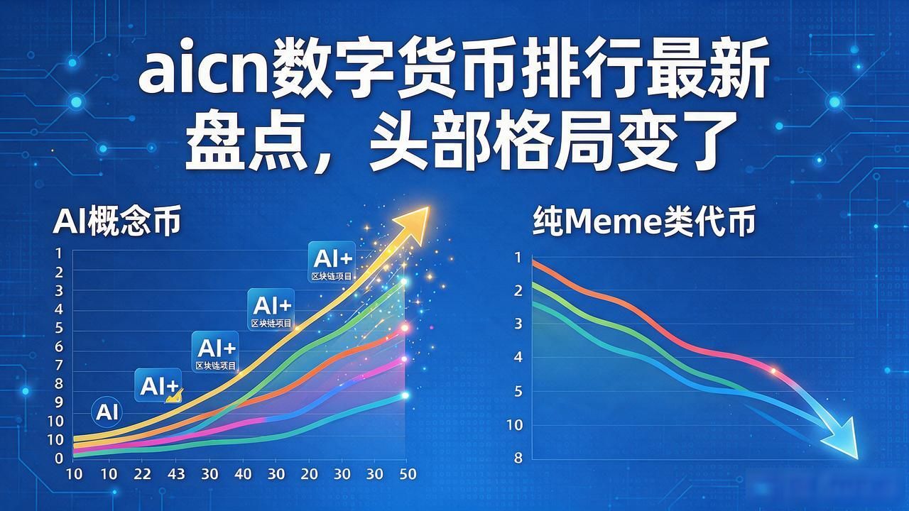 aicn数字货币排行最新盘点，头部格局变了