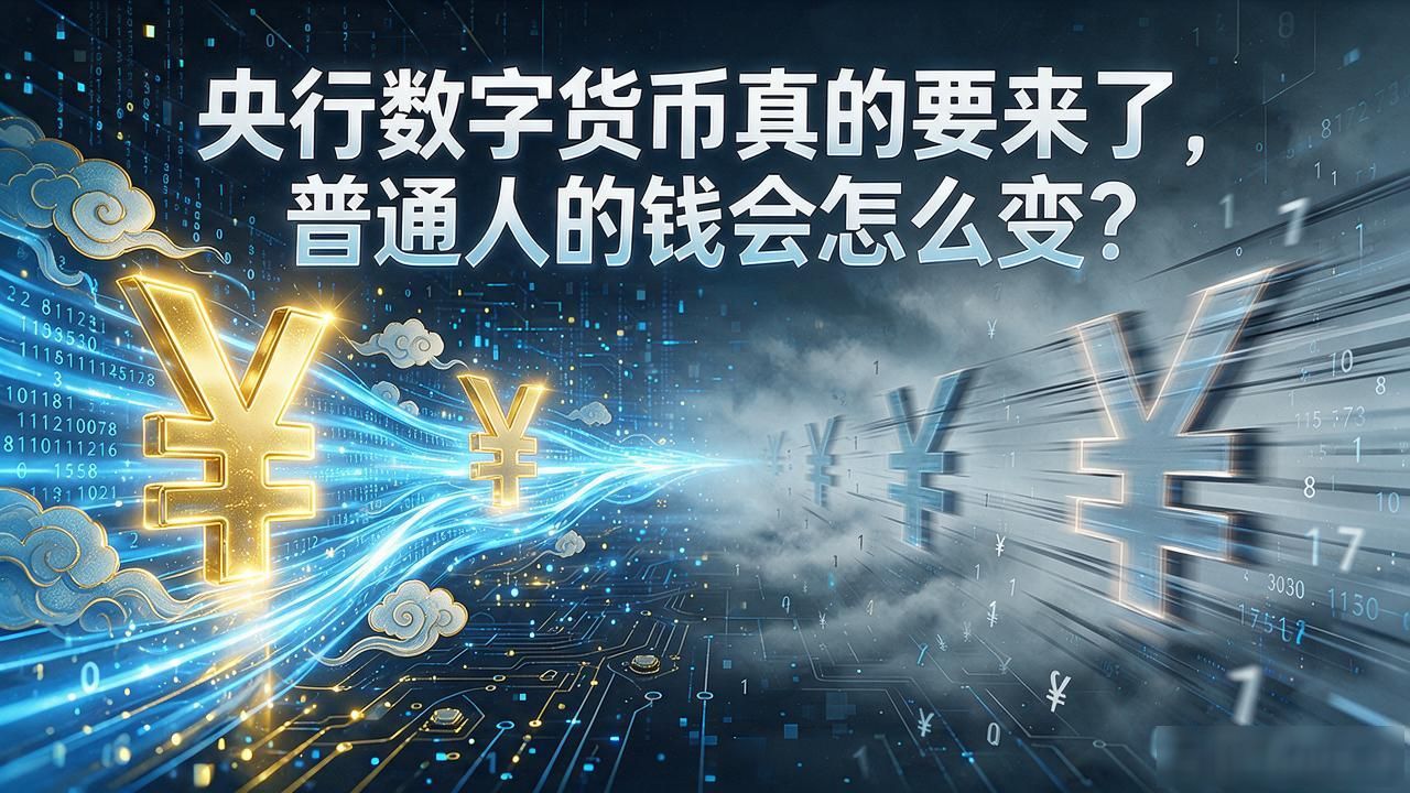 央行数字货币真的要来了，普通人的钱会怎么变？