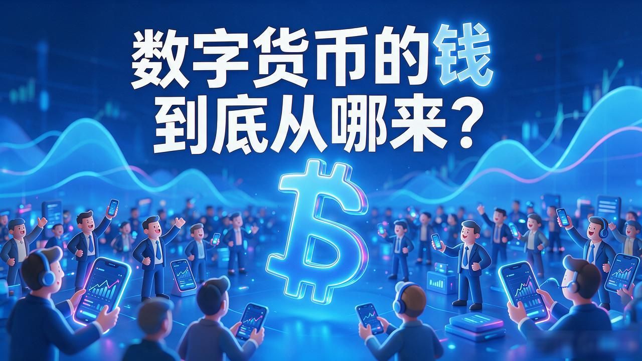 数字货币的"钱"到底从哪来？看懂这些不吃亏