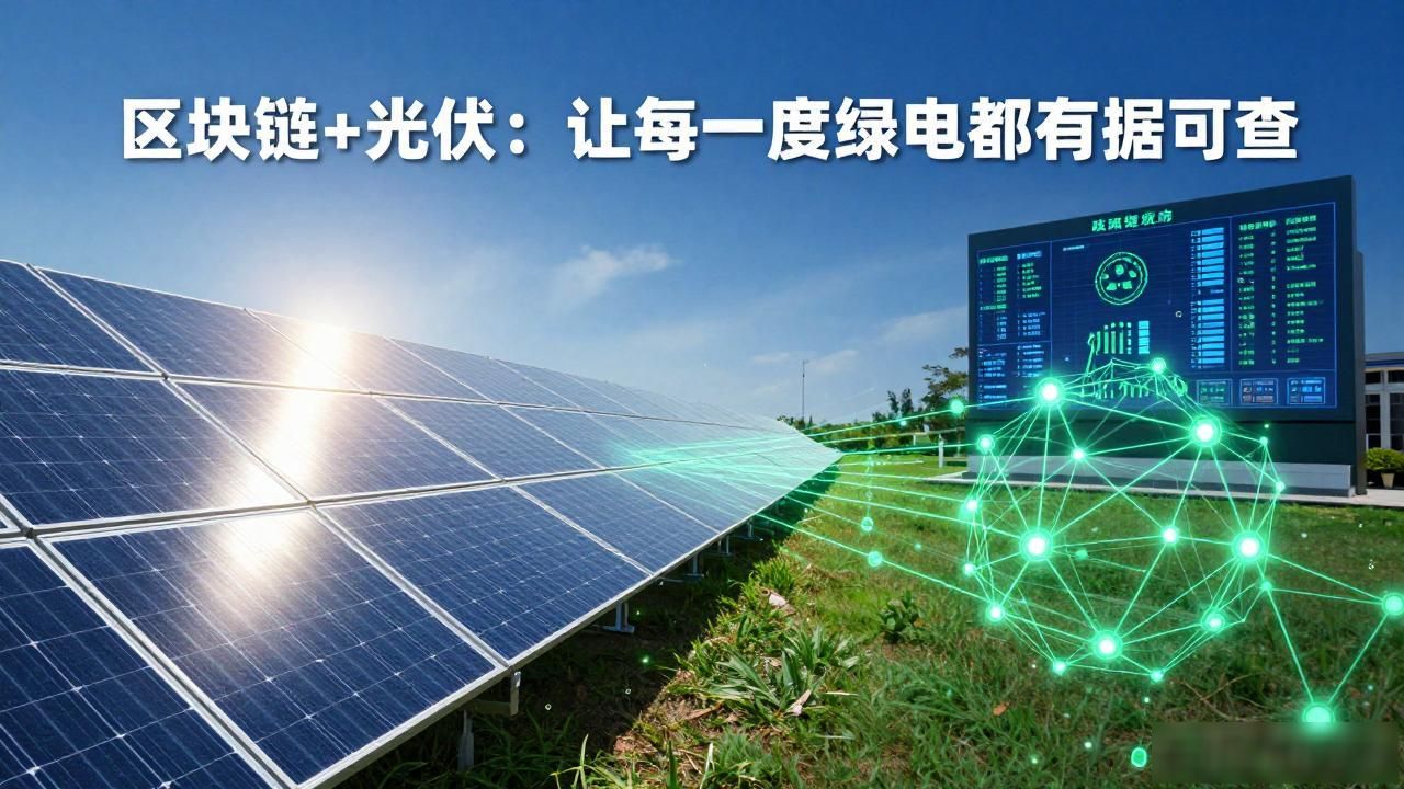 区块链+光伏：让每一度绿电都有据可查