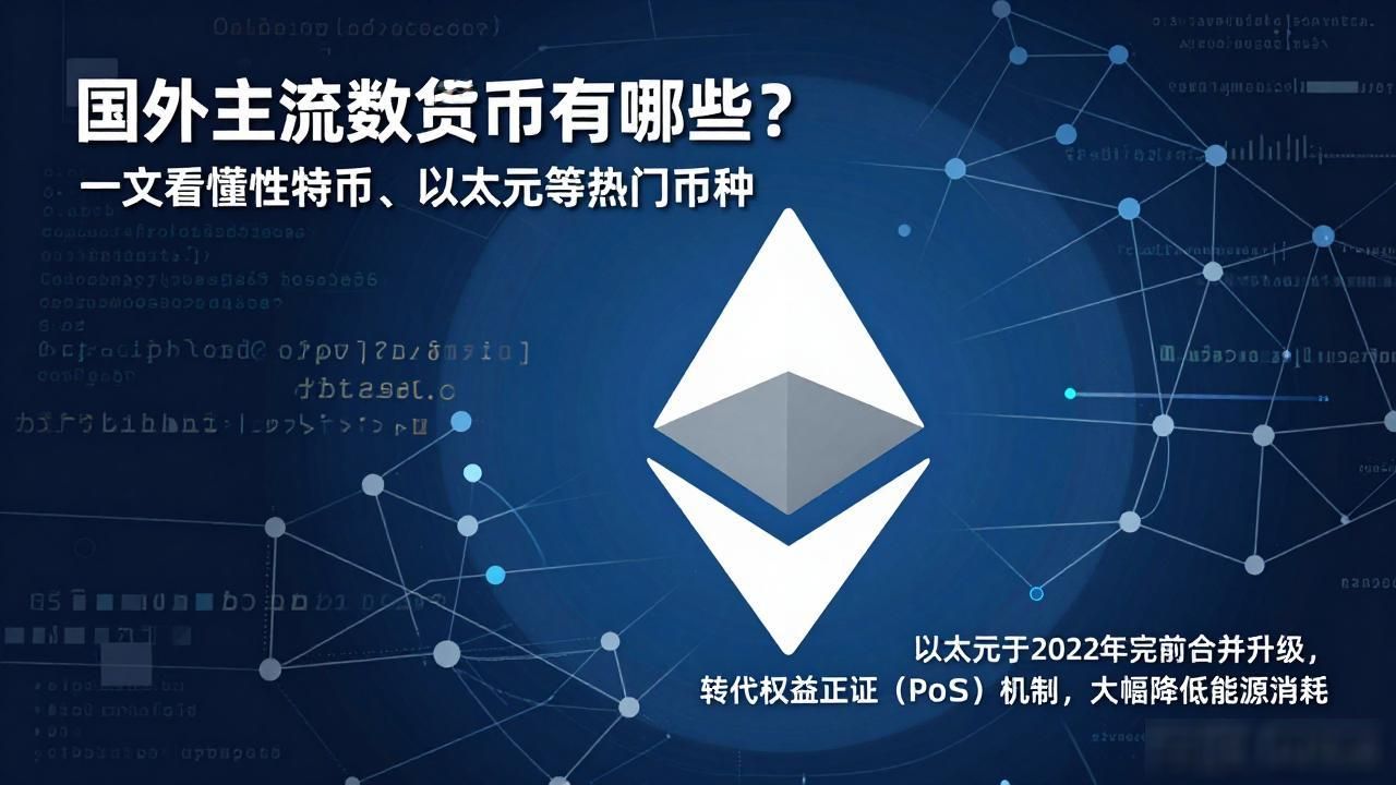 国外主流数字货币有哪些？一文看懂比特币、以太坊等热门币种