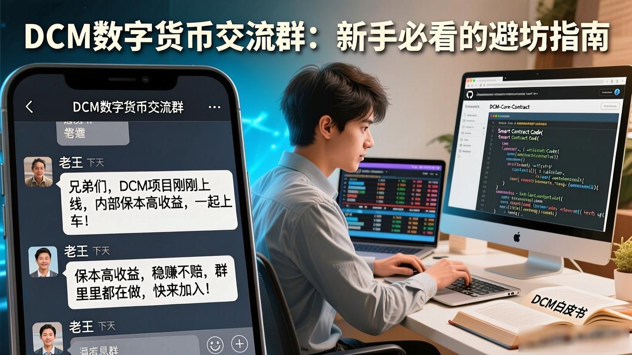 DCM数字货币交流群：新手必看的避坑指南