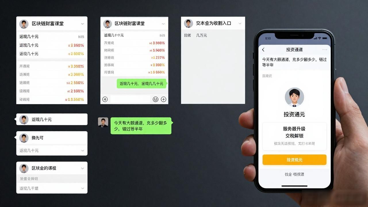 工地、村口发的数字货币DM单，9成是割韭菜，别交本金