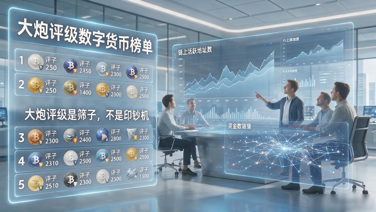 选币别只盯价格，大炮评级数字货币榜单这样用