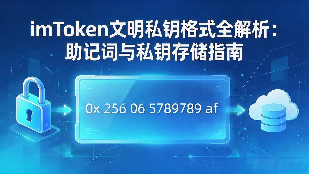 imToken文明私钥格式全解析：助记词与私钥存储指南-第1张图片-imToken 官网｜全球领先多链去中心化钱包｜BTC ETH NFT DeFi 管理工具