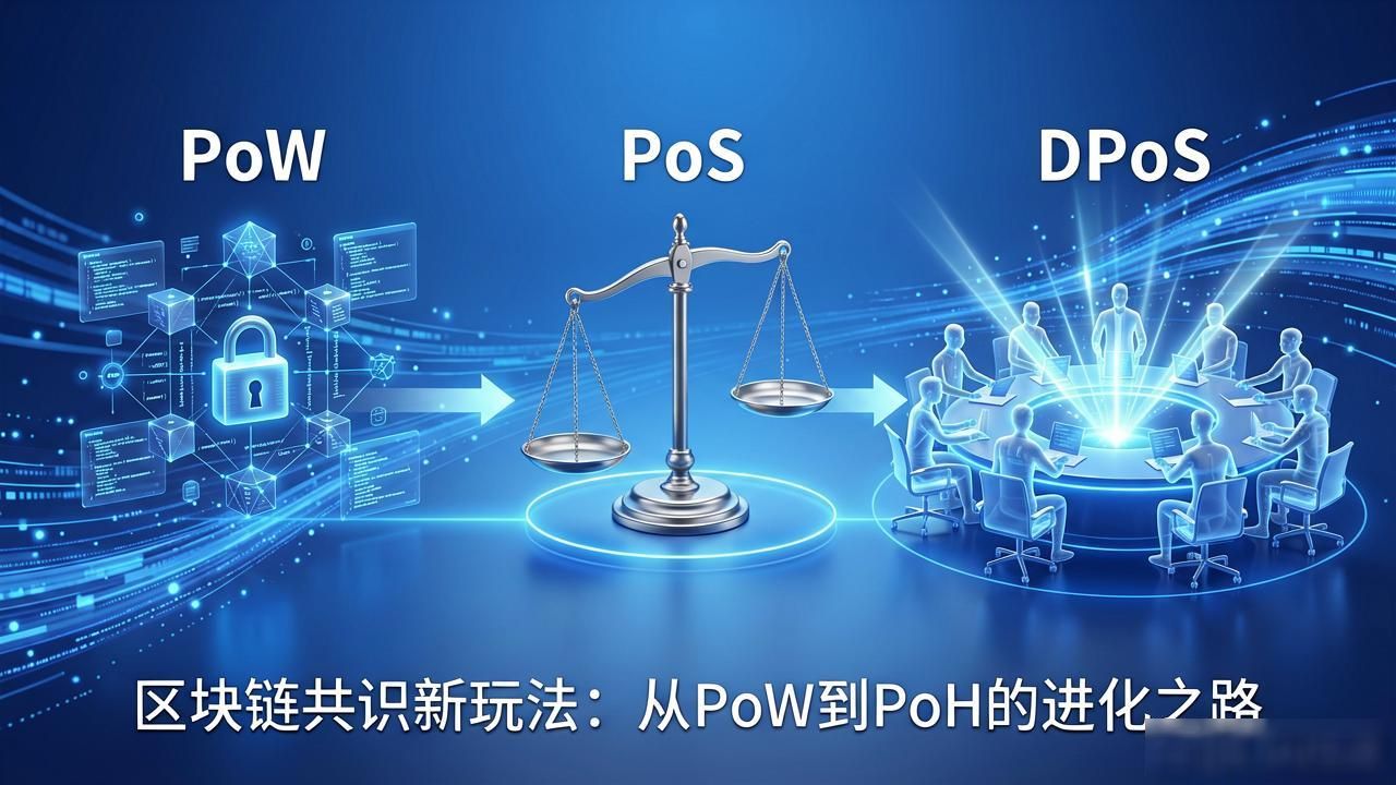区块链共识新玩法：从PoW到PoH的进化之路