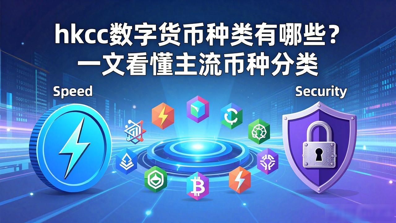hkcc数字货币种类有哪些？一文看懂主流币种分类
