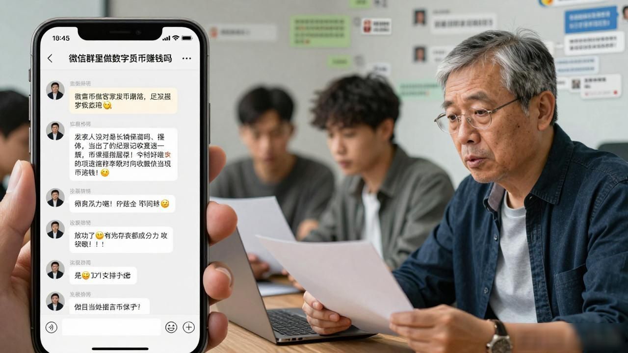 微信群里做数字货币赚钱吗