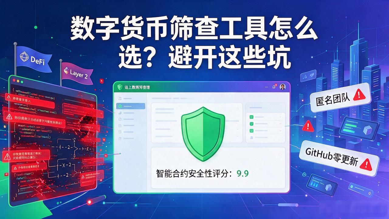 数字货币筛查工具怎么选？避开这些坑