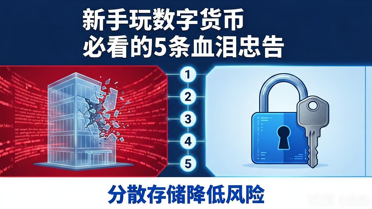 新手玩数字货币必看的5条血泪忠告