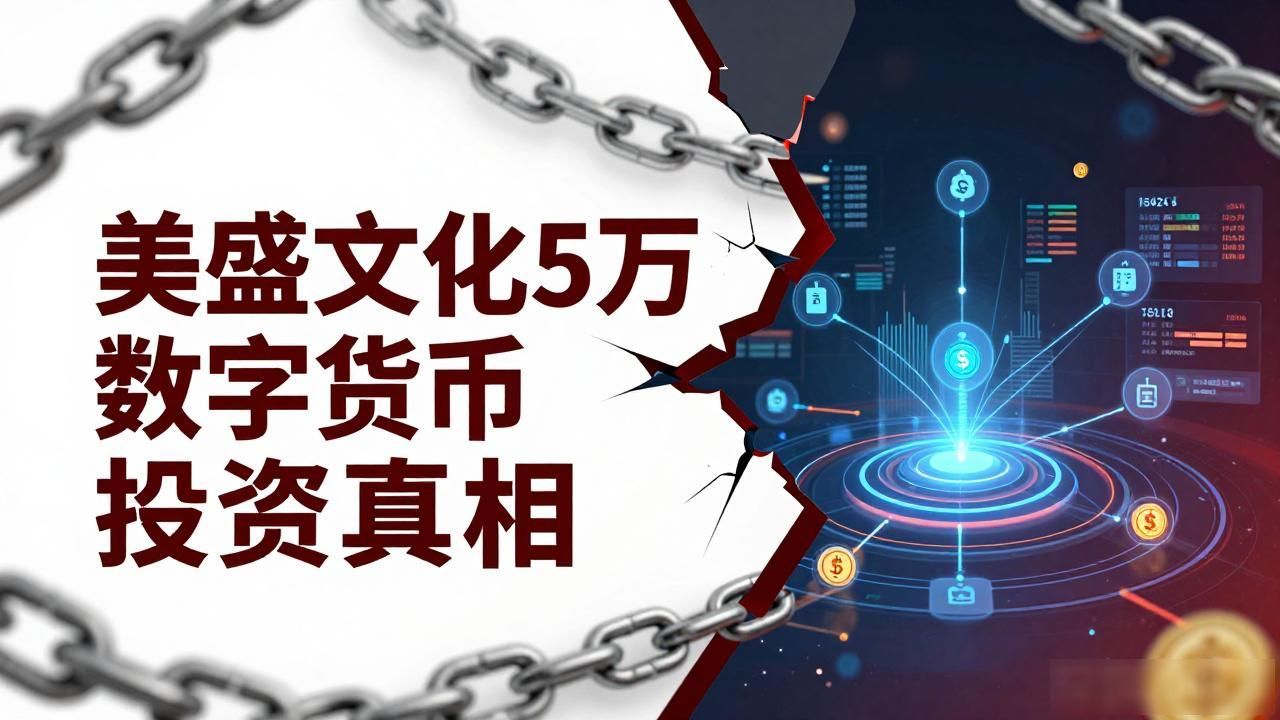 美盛文化5万数字货币投资真相：本金难回，风险极高