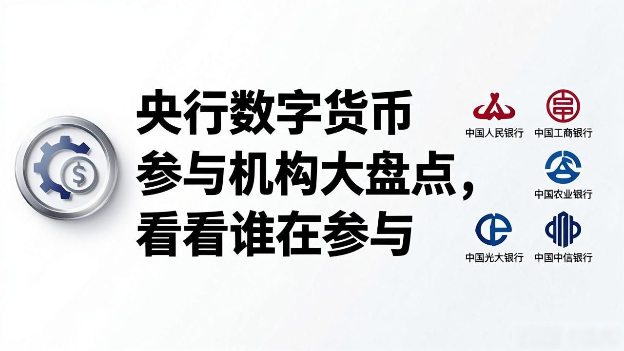 央行数字货币参与机构大盘点，看看谁在参与