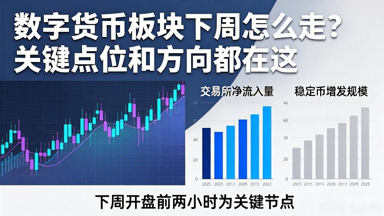 数字货币板块下周怎么走？关键点位和方向都在这