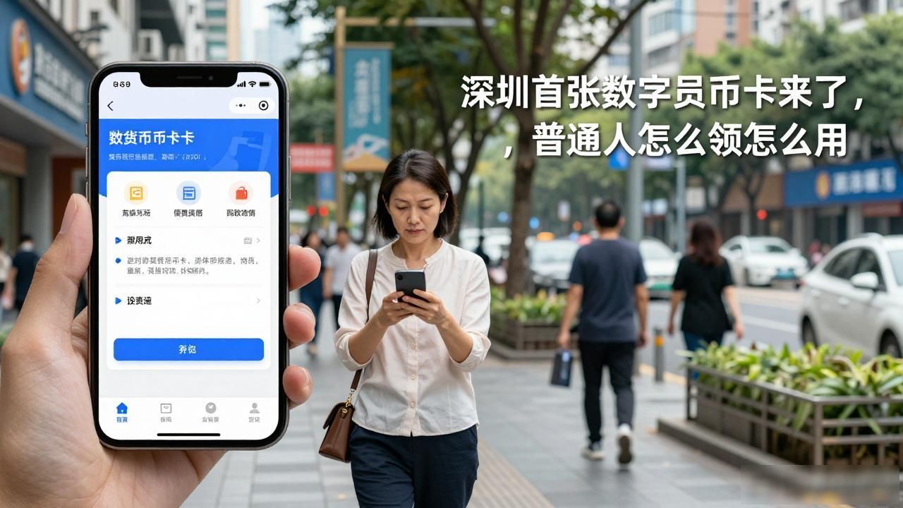 深圳首张数字货币卡来了，普通人怎么领怎么用