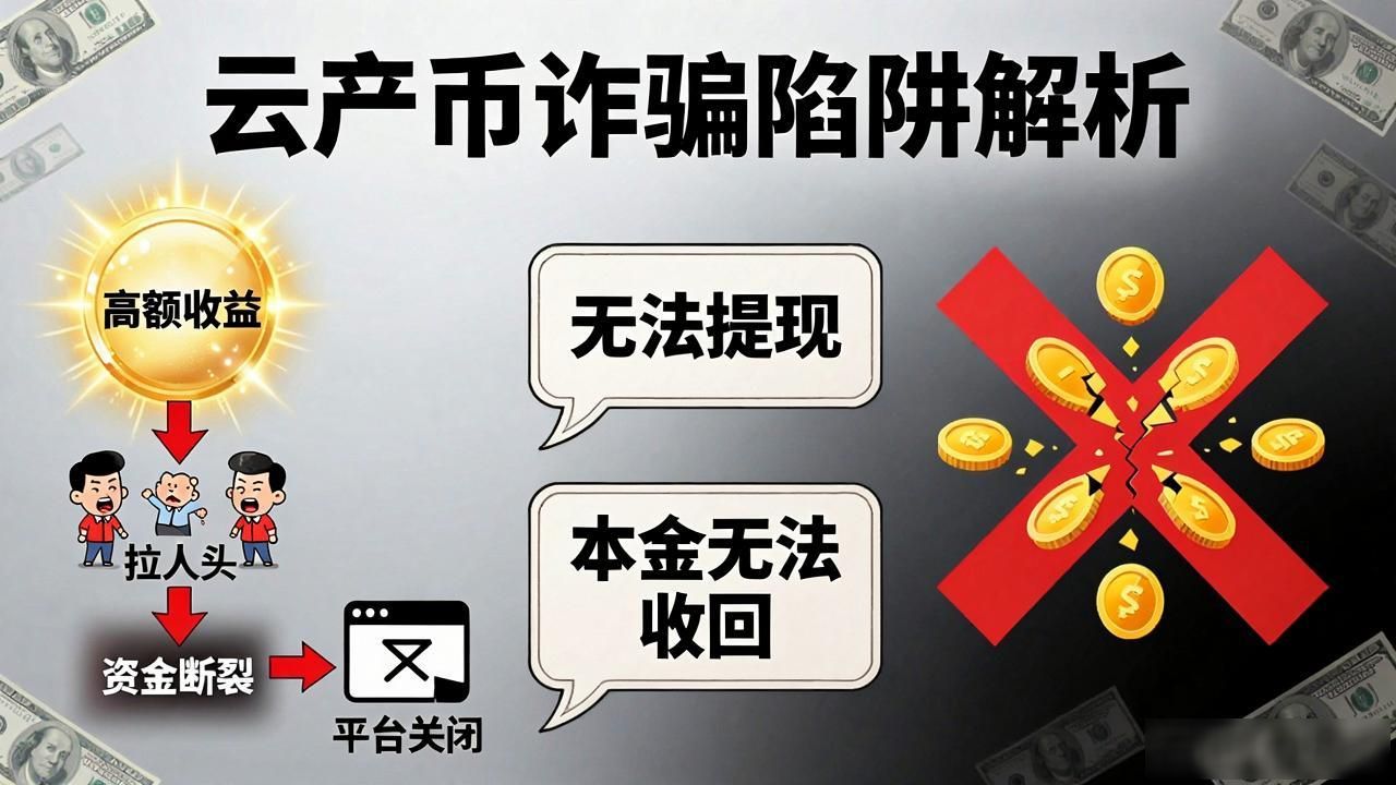 云产币并非正规数字货币，警惕诈骗陷阱