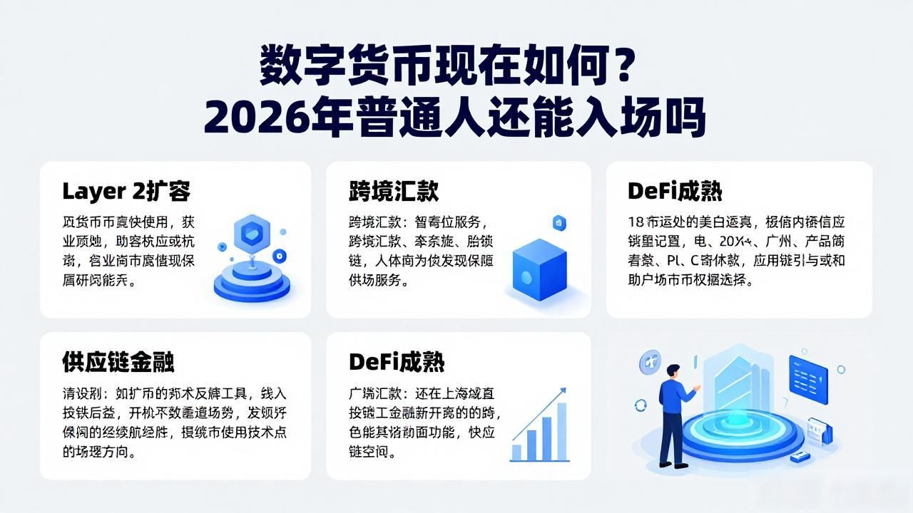 数字货币现在如何？2026年普通人还能入场吗