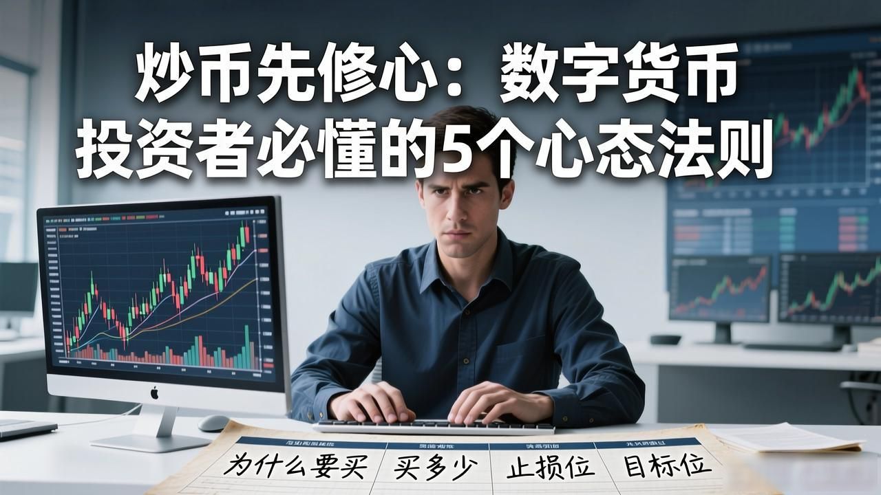 炒币先修心：数字货币投资者必懂的5个心态法则