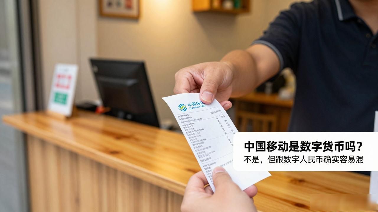 中国移动是数字货币吗？不是，但跟数字人民币确实容易混