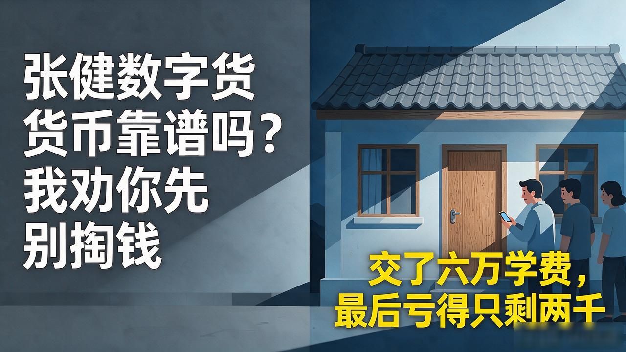 张健数字货币靠谱吗？我劝你先别掏钱