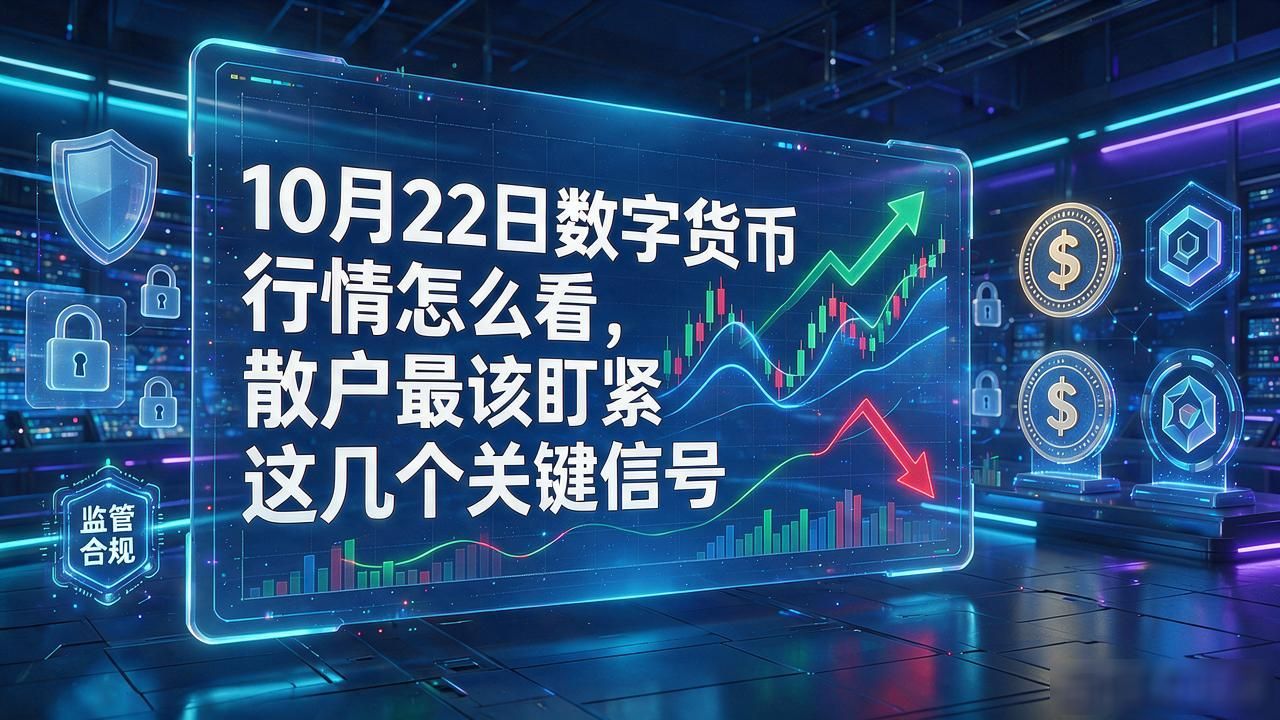 10月22日数字货币行情怎么看，散户最该盯紧这几个关键信号