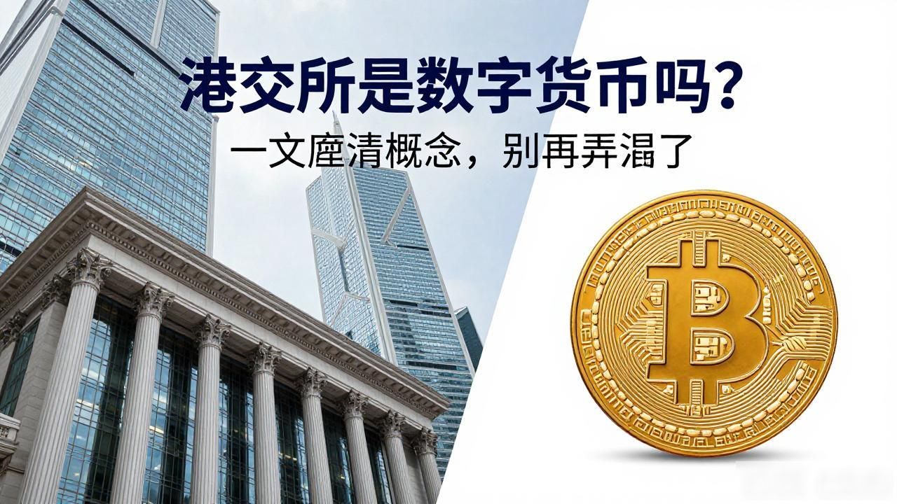 港交所是数字货币吗？一文厘清概念，别再弄混了