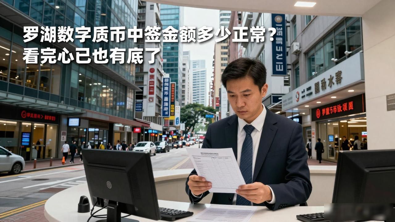 罗湖数字货币中签金额多少正常？看完心里就有底了