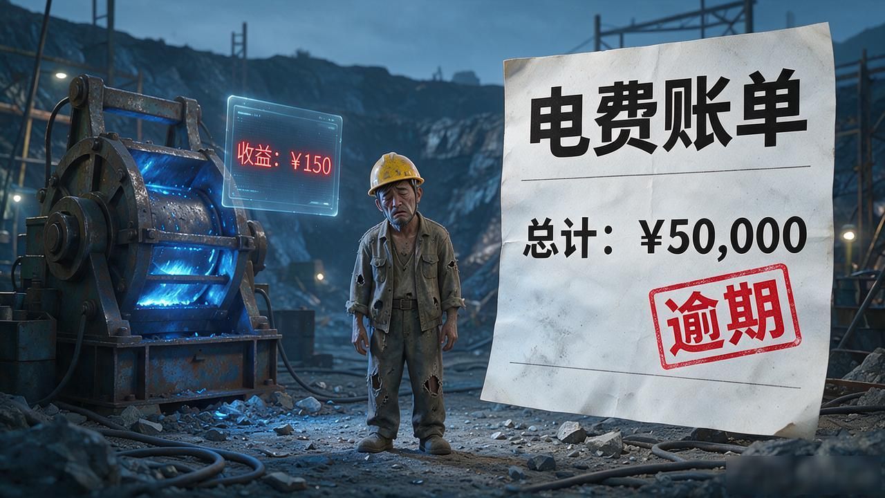 数字货币挖矿费用到底高不高？小矿工一年电费花了多少，给你算笔账