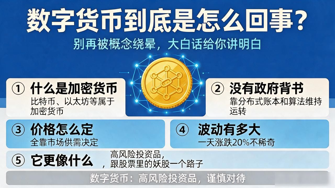 数字货币到底是怎么回事？别再被概念绕晕，大白话给你讲明白