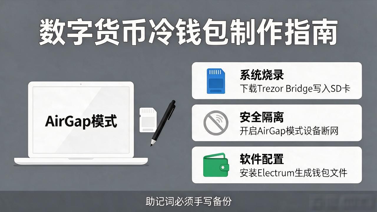 数字货币冷钱包制作完全指南：手把手教你打造专属离线钱包